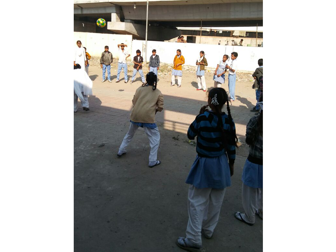 Kids Playing with Football - 2017